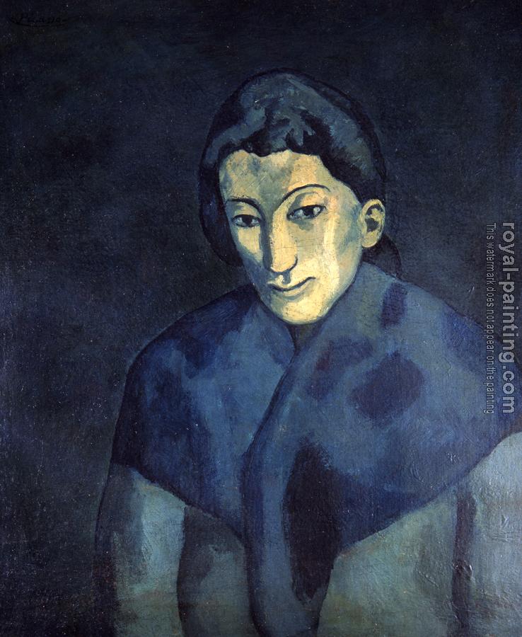 Pablo Picasso : woman with a shawl
